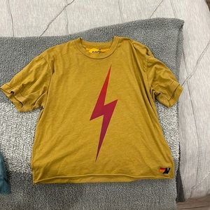 Aviator Nation Lightning Bolt Boyfriend Tee